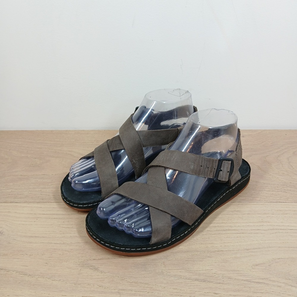 Chaco Tornado Sandals Women 6 Brown Leather Strappy Buckle Comfort Outdoor